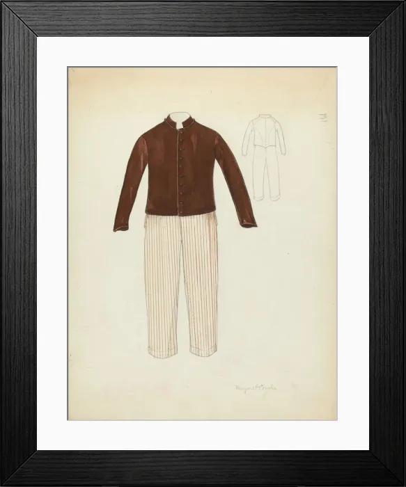 Framed Print : Pants and Coat, 1935 / 1942. Creator: Margaret Concha Framed Print : Pants and Coat, 1935 / 1942. Creator: Margaret Concha