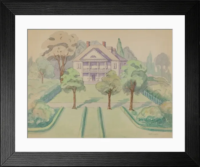 Framed Print : The Bowery House, 1935 / 1942. Creator: Gladys Cook Framed Print : The Bowery House, 1935 / 1942. Creator: Gladys Cook