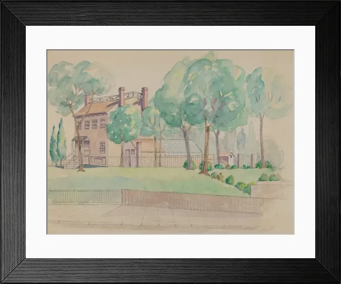 Framed Print : Cargle Estate, c. 1936. Creator: Gladys Cook Framed Print : Cargle Estate, c. 1936. Creator: Gladys Cook