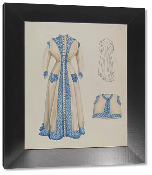 Dress, c. 1937. Creator: Al Curry