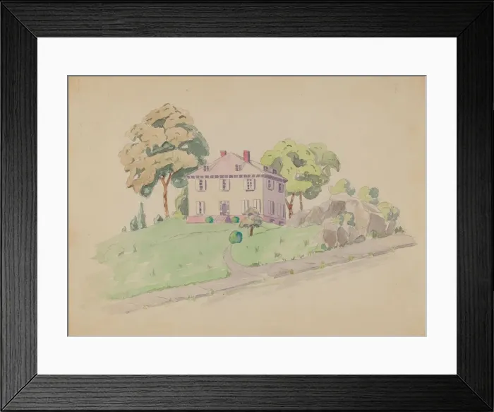 Framed Print : Lenrert Estate, c. 1936. Creator: Gladys Cook