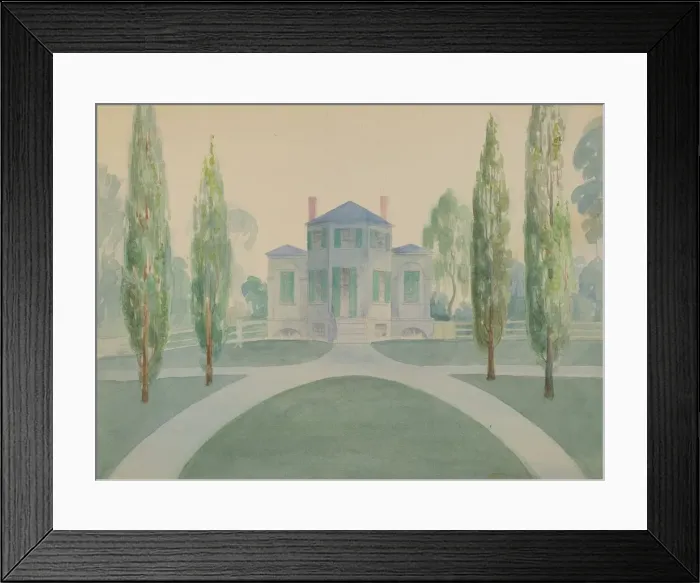 Framed Print : House of Benjamine C. Moore, c. 1936. Creator: Gladys Cook Framed Print : House of Benjamine C. Moore, c. 1936. Creator: Gladys Cook