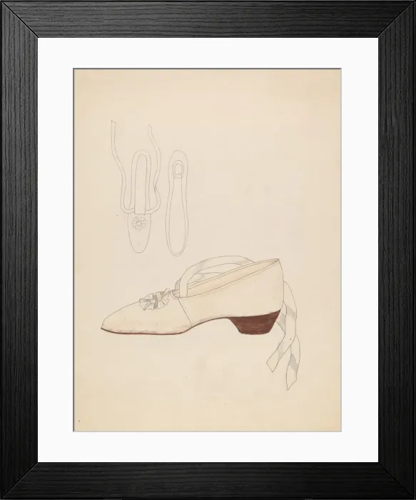 Framed Print : Slipper, c. 1936. Creator: Gladys Cook Framed Print : Slipper, c. 1936. Creator: Gladys Cook