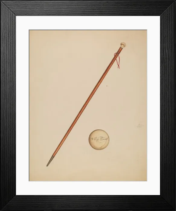 Framed Print : Cane, c. 1936. Creator: Gladys Cook Framed Print : Cane, c. 1936. Creator: Gladys Cook