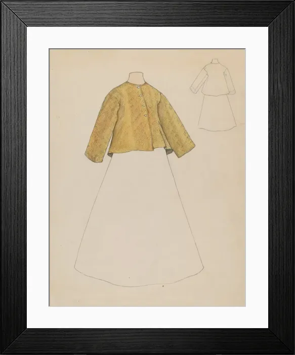 Framed Print : Jacket, 1935 / 1942. Creator: Gladys Cook Framed Print : Jacket, 1935 / 1942. Creator: Gladys Cook