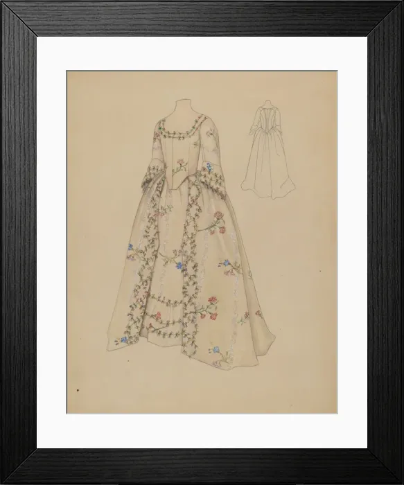 Framed Print : Ball Dress, c. 1936. Creator: Nancy Crimi Framed Print : Ball Dress, c. 1936. Creator: Nancy Crimi