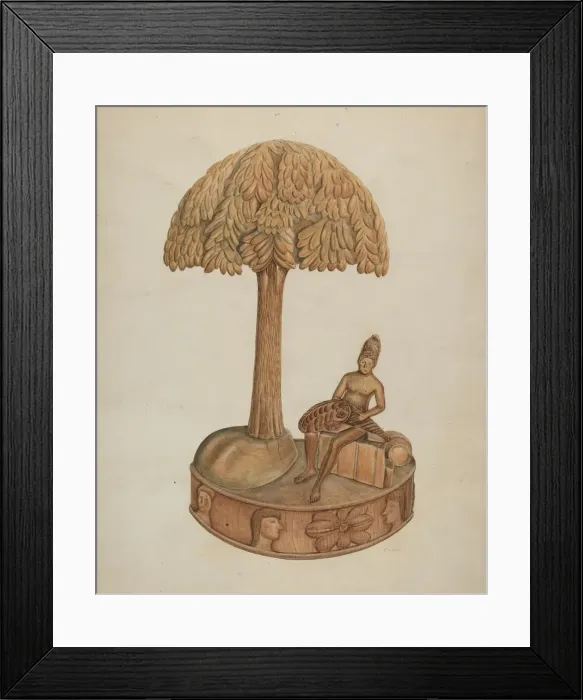 Framed Print : Female Figure, c. 1937. Creator: Al Curry Framed Print : Female Figure, c. 1937. Creator: Al Curry