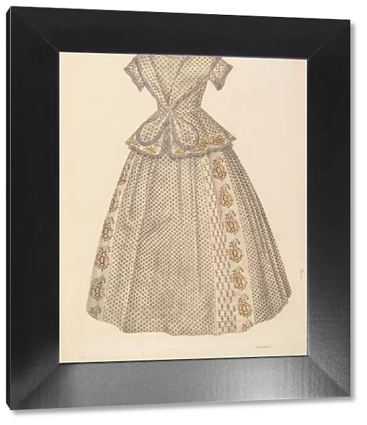 Girls Dress, c. 1940. Creator: Nancy Crimi