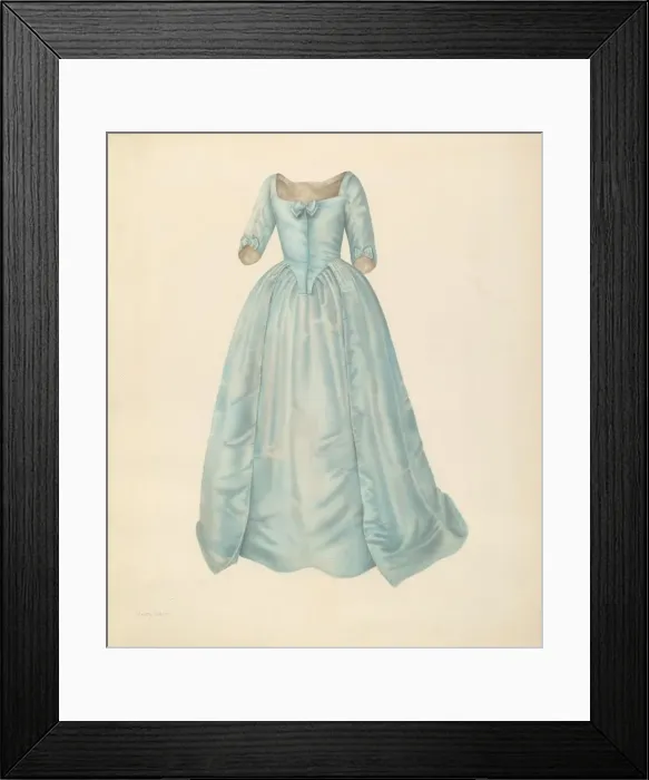Framed Print : Ball Dress, c. 1938. Creator: Nancy Crimi Framed Print : Ball Dress, c. 1938. Creator: Nancy Crimi