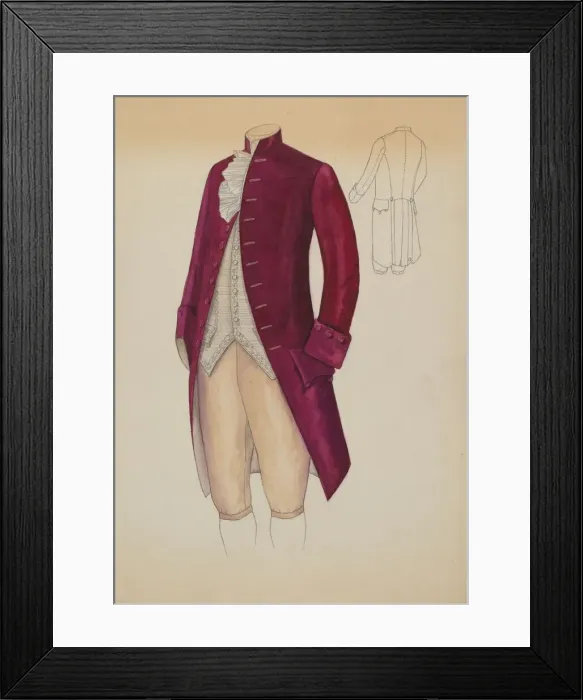 Framed Print : Mans Suit, 1935 / 1942. Creator: Nancy Crimi Framed Print : Mans Suit, 1935 / 1942. Creator: Nancy Crimi