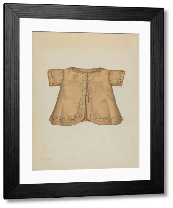 Framed Print : Boys Coat, c. 1937. Creator: Nancy Crimi Framed Print : Boys Coat, c. 1937. Creator: Nancy Crimi