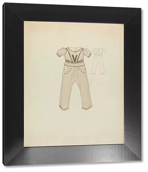 Boys Suit, c. 1936. Creator: Nancy Crimi