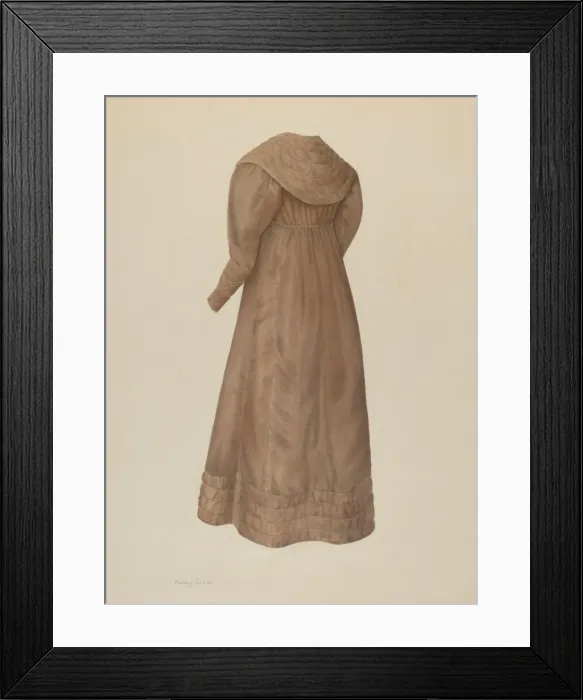 Framed Print : Traveling Coat, 1935 / 1942. Creator: Nancy Crimi Framed Print : Traveling Coat, 1935 / 1942. Creator: Nancy Crimi