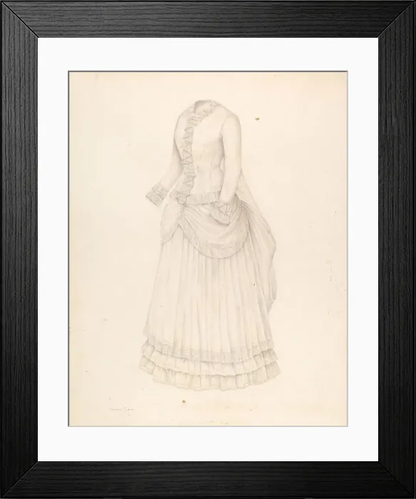 Framed Print : Wedding Dress, c. 1939. Creator: Nancy Crimi Framed Print : Wedding Dress, c. 1939. Creator: Nancy Crimi