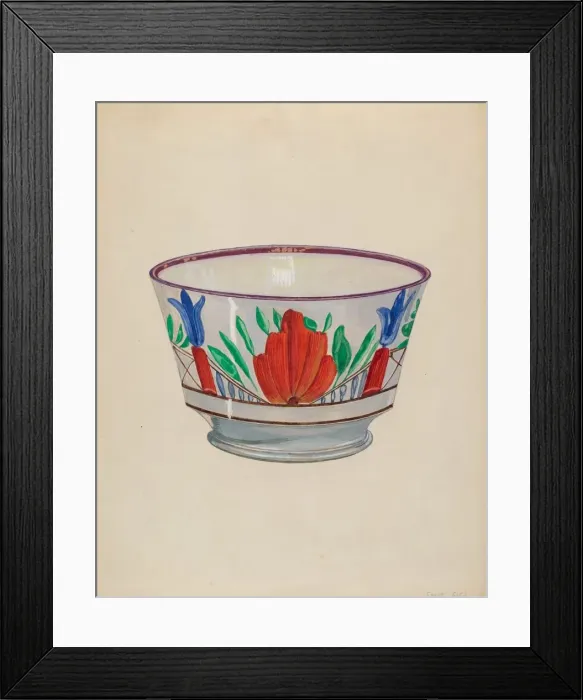 Framed Print : Bowl, c. 1936. Creator: John Cutting Framed Print : Bowl, c. 1936. Creator: John Cutting