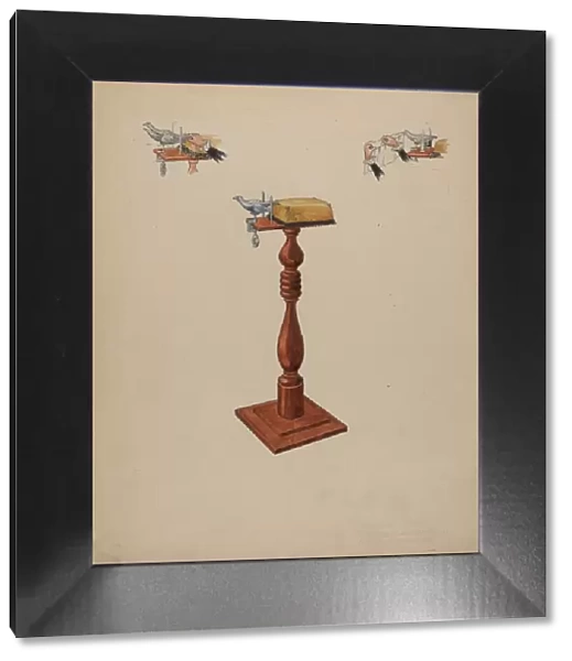 Sewing Bird, 1935  /  1942. Creator: Edward A Darby