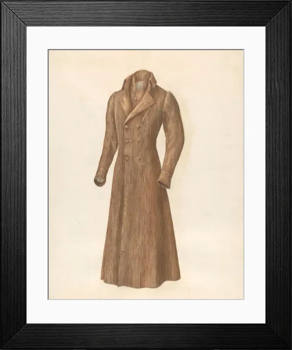 Framed Print : Mans Dressing Gown, c. 1939. Creator: Henry De Wolfe Framed Print : Mans Dressing Gown, c. 1939. Creator: Henry De Wolfe