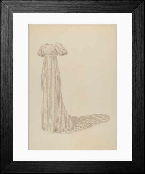 Framed Print : Dress, 1935 / 1942. Creator: Henry De Wolfe Framed Print : Dress, 1935 / 1942. Creator: Henry De Wolfe