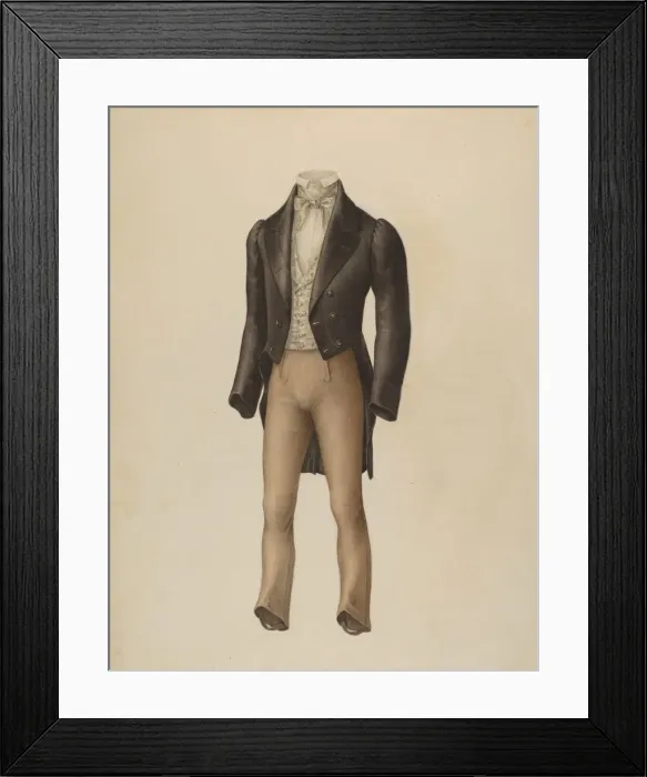 Framed Print : Mans Suit, 1935 / 1942. Creator: Henry De Wolfe Framed Print : Mans Suit, 1935 / 1942. Creator: Henry De Wolfe