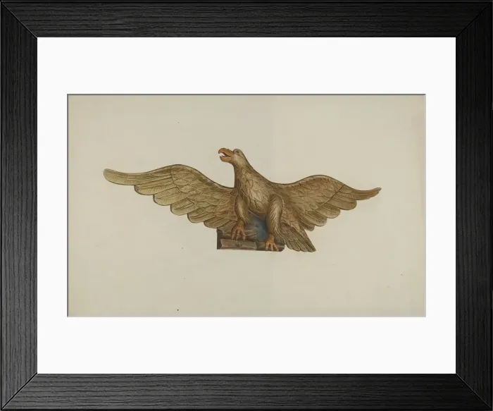 Framed Print : Eagle, 1935 / 1942. Creator: John Davis Framed Print : Eagle, 1935 / 1942. Creator: John Davis