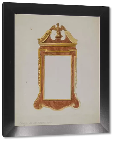 Mirror Frame, 1935  /  1942. Creator: Davids De Vault