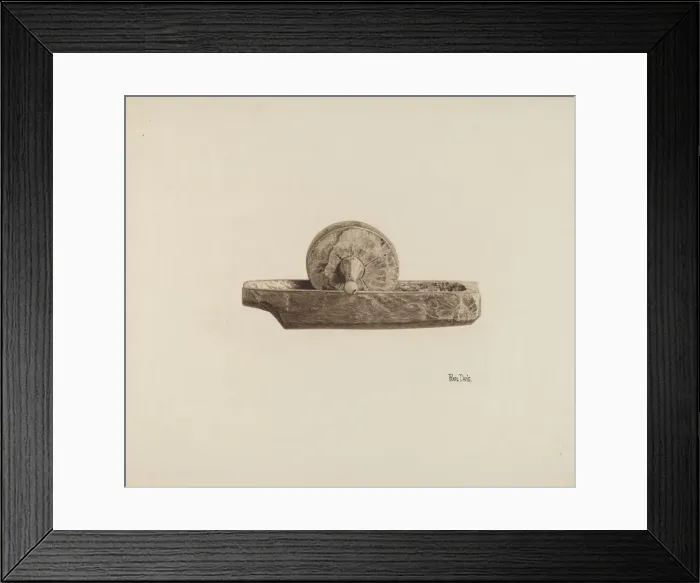Framed Print : Coffee Grinder, c. 1941. Creator: Pearl Davis Framed Print : Coffee Grinder, c. 1941. Creator: Pearl Davis
