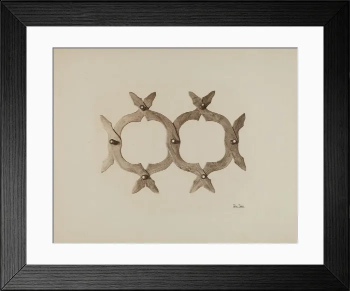 Framed Print : Hat-rack, c. 1941. Creator: Pearl Davis Framed Print : Hat-rack, c. 1941. Creator: Pearl Davis