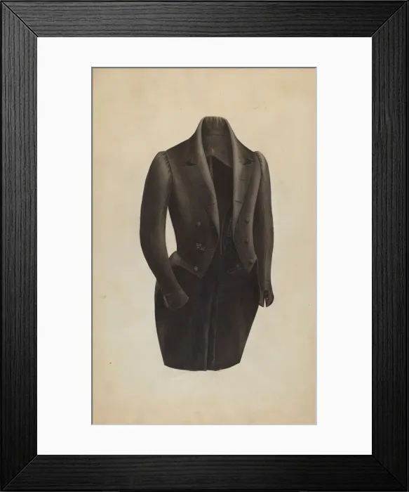 Framed Print : Tail Coat, 1935 / 1942. Creator: Henry De Wolfe Framed Print : Tail Coat, 1935 / 1942. Creator: Henry De Wolfe