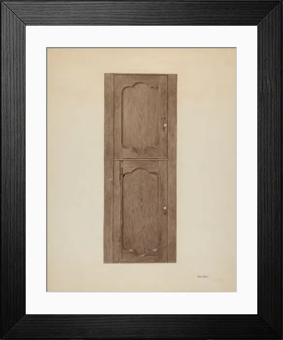 Framed Print : Three-cornered Safe, c. 1939. Creator: Pearl Davis Framed Print : Three-cornered Safe, c. 1939. Creator: Pearl Davis