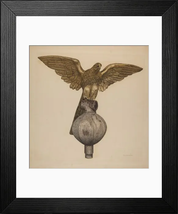 Framed Print : Golden Eagle, c. 1941. Creator: Clarence W Dawson Framed Print : Golden Eagle, c. 1941. Creator: Clarence W Dawson