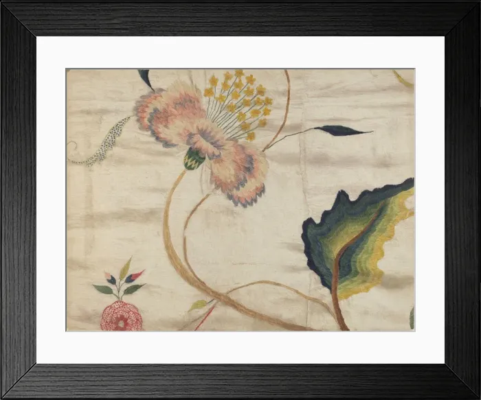 Framed Print : Crewel Embroidery, c. 1936. Creator: Phyllis Dorr Framed Print : Crewel Embroidery, c. 1936. Creator: Phyllis Dorr