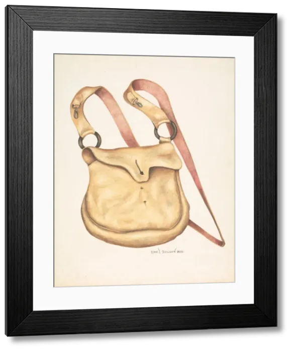 Framed Print : Ammunition Bag, 1938. Creator: Ethel Dougan