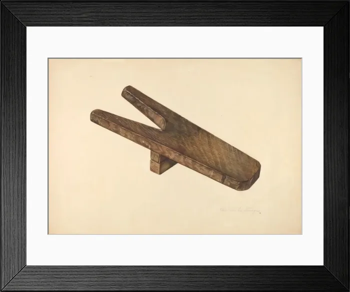 Framed Print : Bootjack, 1935 / 1942. Creator: Isabelle De Strange Framed Print : Bootjack, 1935 / 1942. Creator: Isabelle De Strange