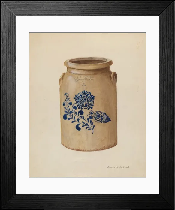 Framed Print : Churn, c. 1941. Creator: Davids De Vault Framed Print : Churn, c. 1941. Creator: Davids De Vault