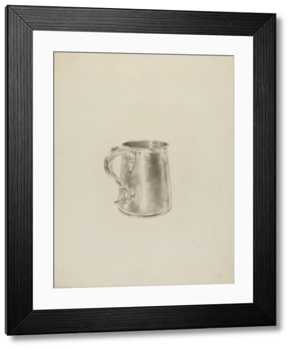 Framed Print : Silver Cup, c. 1938. Creator: Hester Duany Framed Print : Silver Cup, c. 1938. Creator: Hester Duany