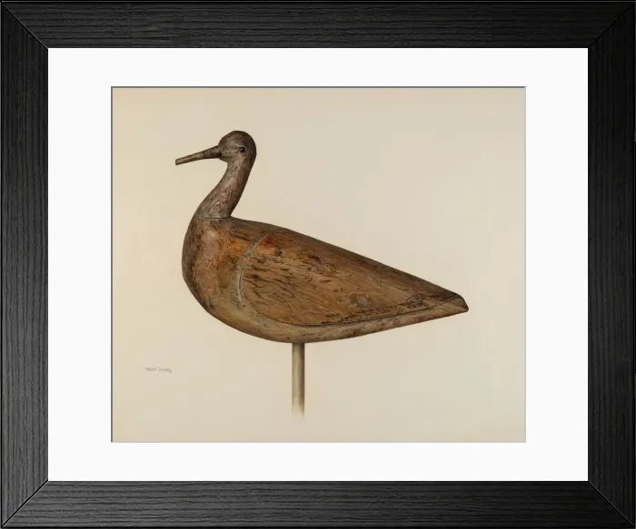 Framed Print : Decoy, c. 1942. Creator: Hester Duany Framed Print : Decoy, c. 1942. Creator: Hester Duany