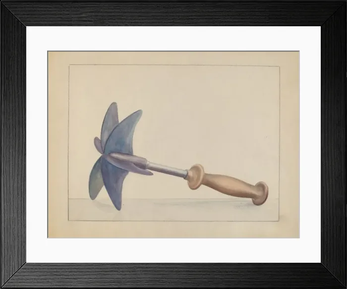 Framed Print : Chopping Knife, 1935 / 1942. Creator: Hester Duany Framed Print : Chopping Knife, 1935 / 1942. Creator: Hester Duany