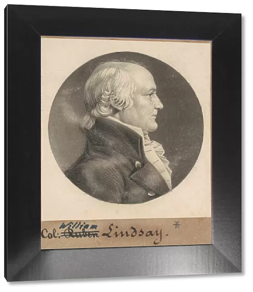 Reuben Lindsay, 1808. Creator: Charles Balthazar Julien Fevret de Saint-Memin