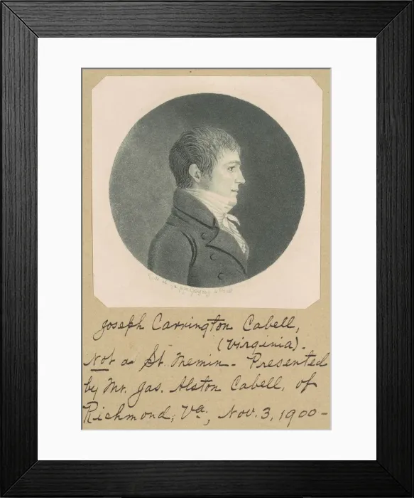 Framed Print : James Campbell, c. 1804 (printed 1887). Creator: Charles Balthazar Julien Fé Framed Print : James Campbell, c. 1804 (printed 1887). Creator: Charles Balthazar Julien Fé