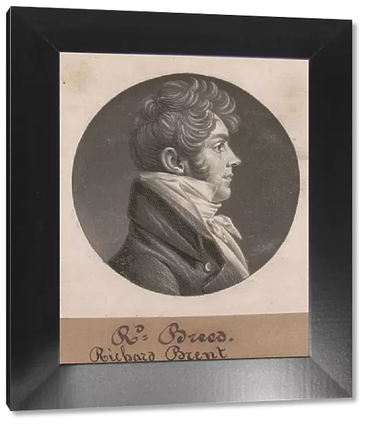 Richard Brent, 1803. Creator: Charles Balthazar Julien Fevret de Saint-Memin