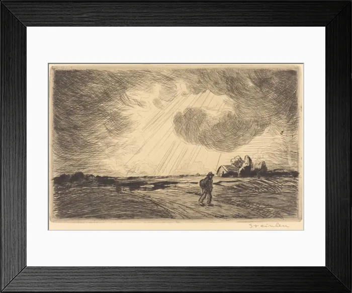 Framed Print : Thunder Storm (Temps d orage), late 19th-early 20th century Framed Print : Thunder Storm (Temps d orage), late 19th-early 20th century