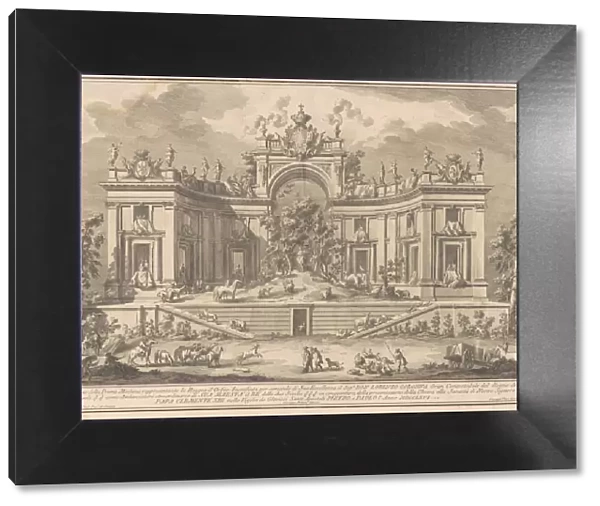 The Prima Macchina for the Chinea of 1766: The Palace of Orpheus, 1766
