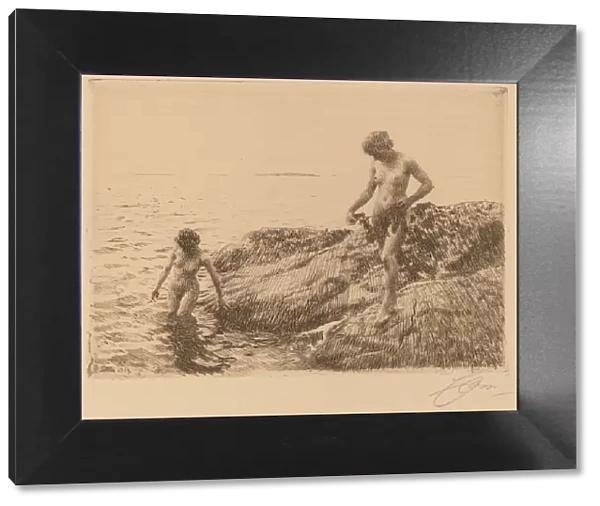 Seaward Skerries, 1913. Creator: Anders Leonard Zorn
