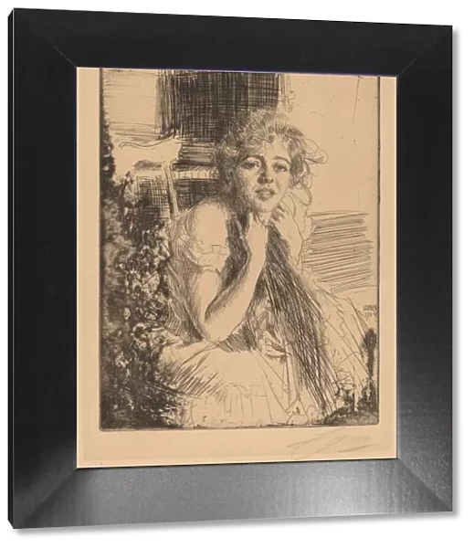 Emma Rasmussen, 1904. Creator: Anders Leonard Zorn