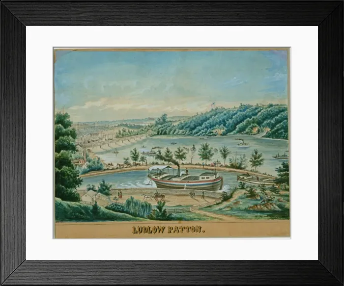 Framed Print : The Ludlow Patton, c. 1875. Creator: Unknown Framed Print : The Ludlow Patton, c. 1875. Creator: Unknown