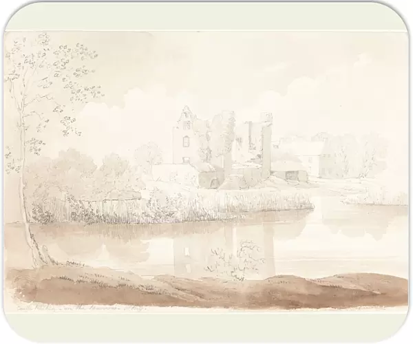 Castle Rheban on the River Barrow, Athy. Creator: James Bulwer