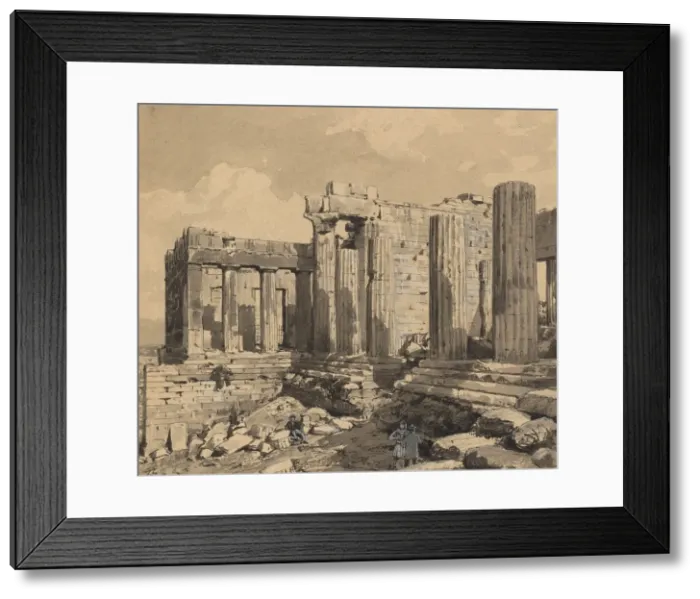 Framed Print : Propylaeum, 1890. Creator: Themistocles von Eckenbrecher Framed Print : Propylaeum, 1890. Creator: Themistocles von Eckenbrecher