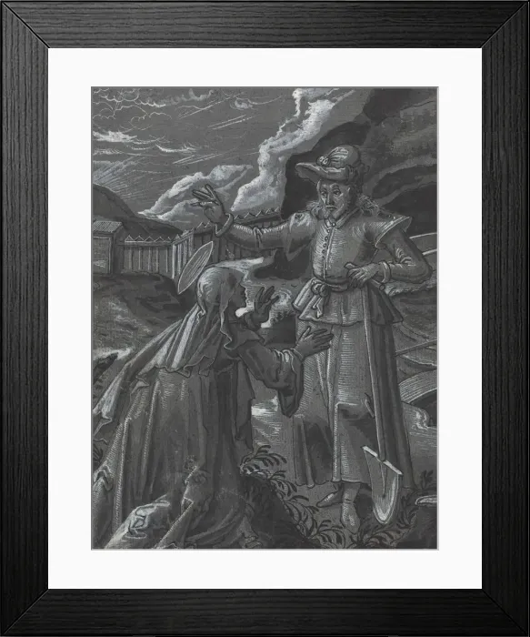 Framed Print : Noli Me Tangere [verso], c. 1600. Creator: Unknown