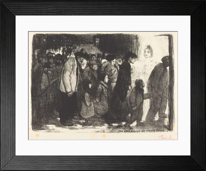 Framed Print : To the True Poor: The Wicked Rich (Aux vrais pauvres: Les mauvais riches), 1894 Framed Print : To the True Poor: The Wicked Rich (Aux vrais pauvres: Les mauvais riches), 1894