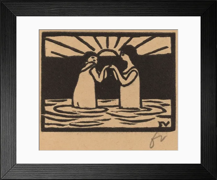 Framed Print : Playing in the Sun (Jeux au soleil), 1893. Creator: Felix Vallotton Framed Print : Playing in the Sun (Jeux au soleil), 1893. Creator: Felix Vallotton